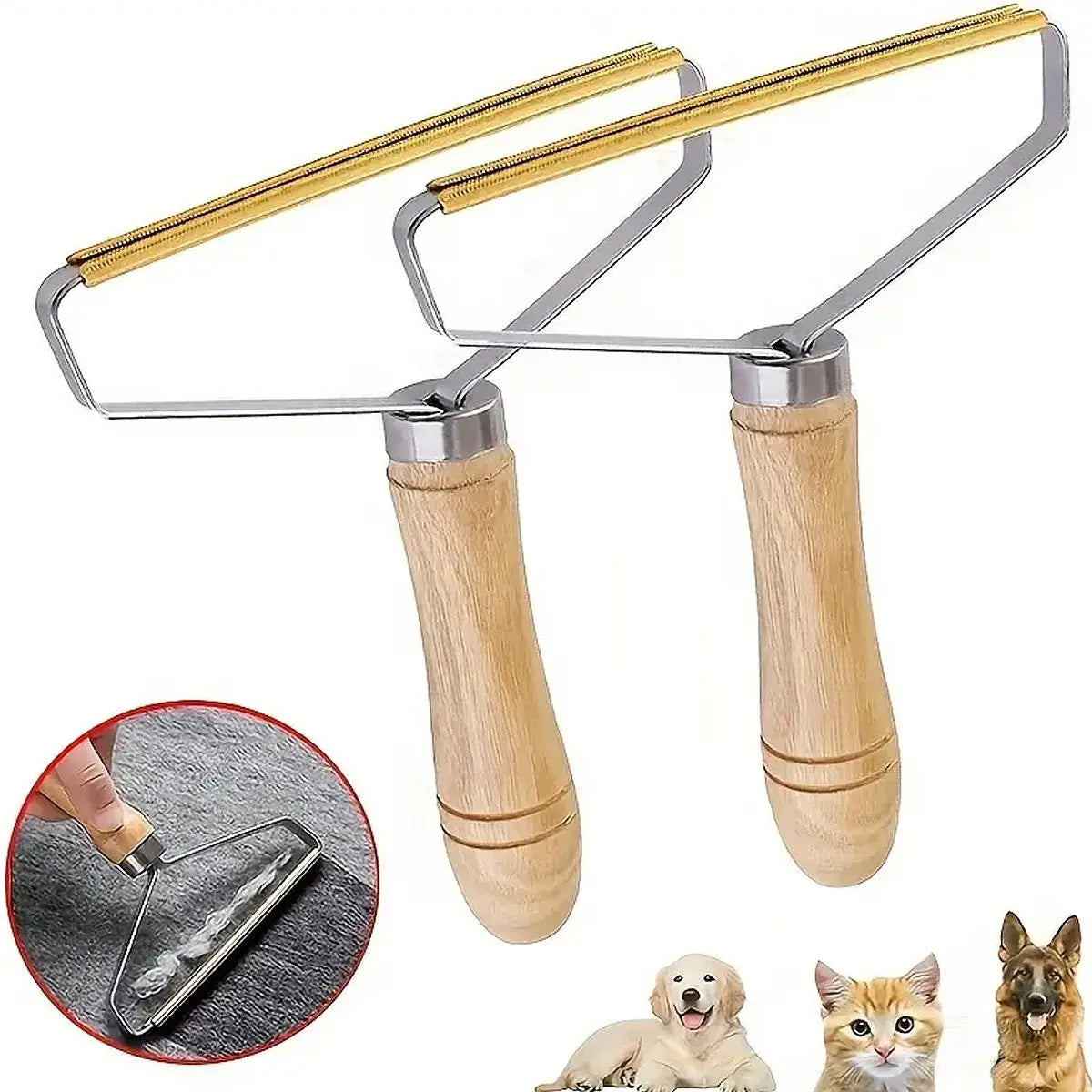 Pet Hair Removal Brush - Double-Sided Cleaning Tool for Clothes, Furniture, Carpets, Blankets, and Rugs - Ideal Household Scraper and Valentine's Day Gift