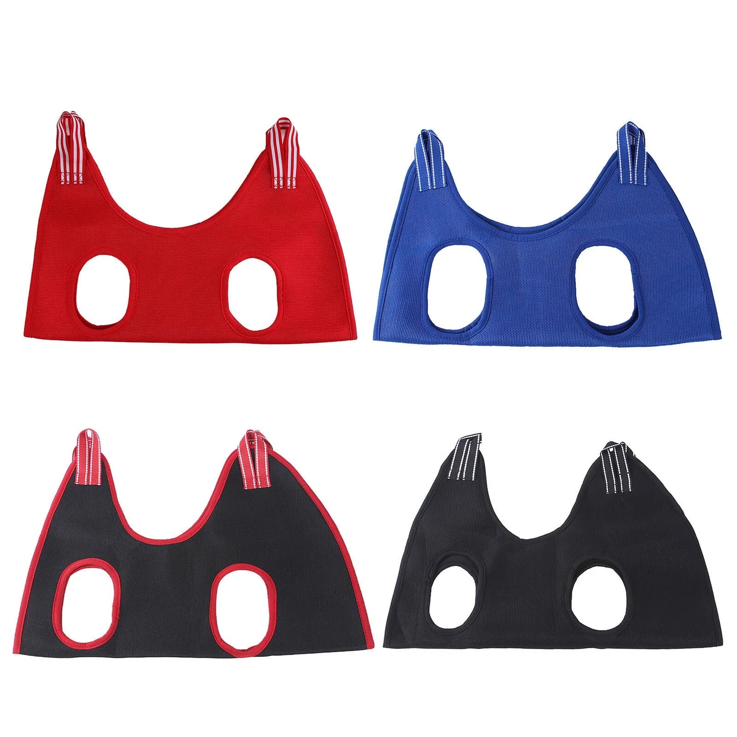 Sehao Dog Grooming Harness for Nail Trimming - Pet Grooming Sling Holder in Blue, Size L