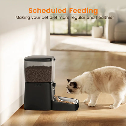 Oneisall 3.5L Smart Pet Feeder - Automatic Timed Food Dispenser for Cats, Dogs & Small Pets