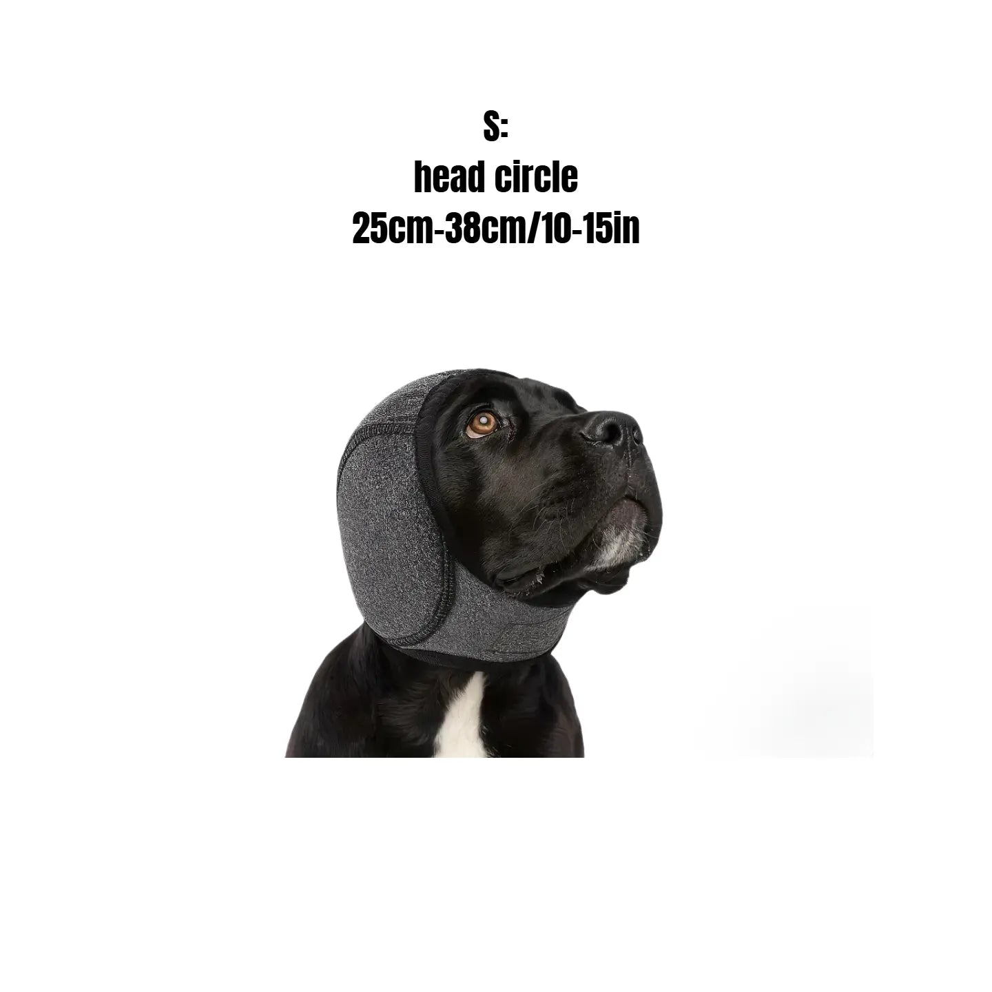 Adjustable Dog Ear Protector Earmuffs - 2 Pack Bandana for Noise Reduction, Hearing Protection & Swimming Comfort