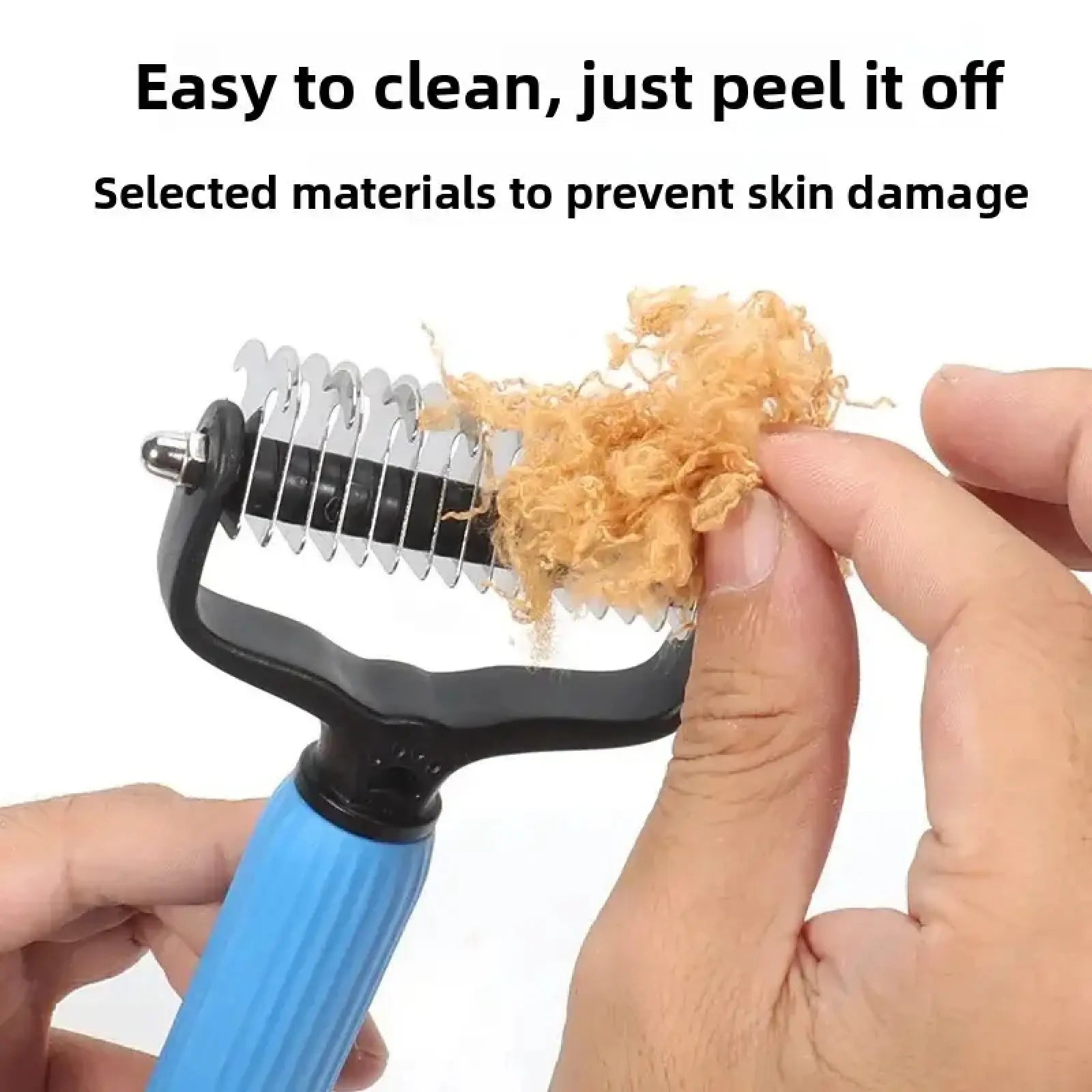 Ultimate Pet Grooming Tool - Double-Sided Stainless Steel Detangling Comb for Dogs | Effortless Shedding Removal & Matted Hair Tamer | Essential Daily Coat Care Supplies