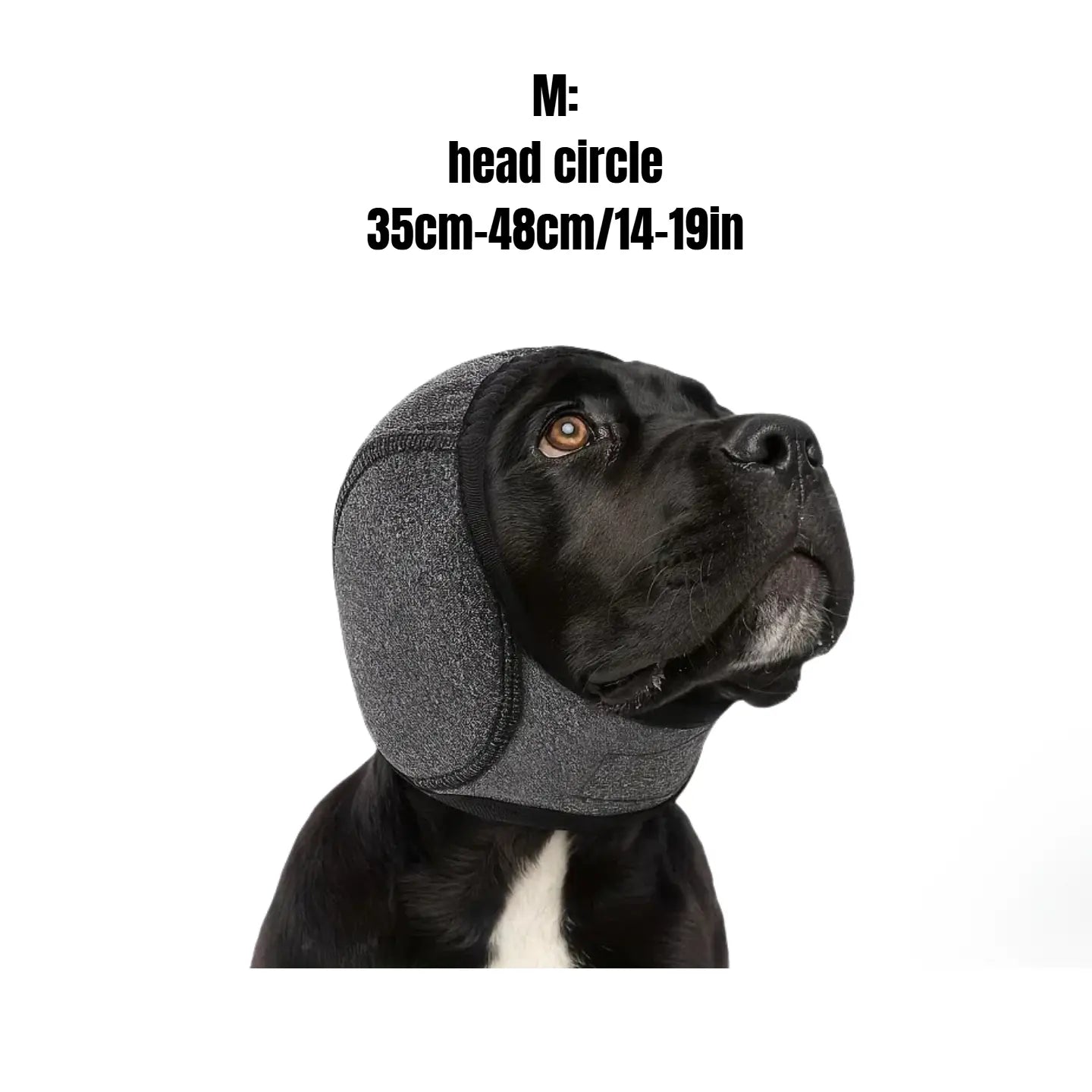 Adjustable Dog Ear Protector Earmuffs - 2 Pack Bandana for Noise Reduction, Hearing Protection & Swimming Comfort