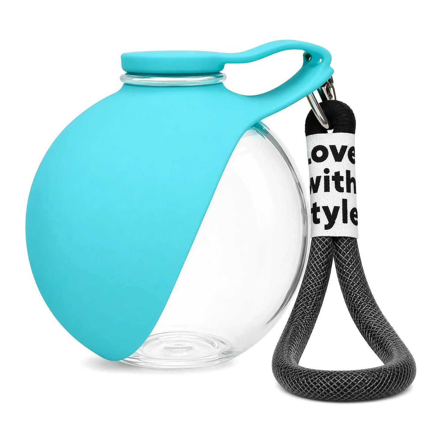 Ultimate 2-In-1 Portable Dog Water Bottle & Bowl - 10Oz Leak-Proof Stainless Steel Dispenser for Travel, Hiking & Walks