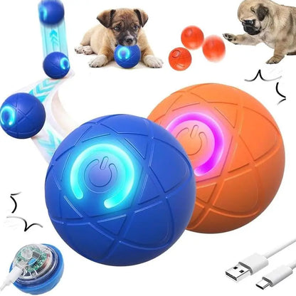 Vibrating Shaky Ball Toy for Dogs & Cats - USB Rechargeable, Automatic Moving Fun for All Sizes!
