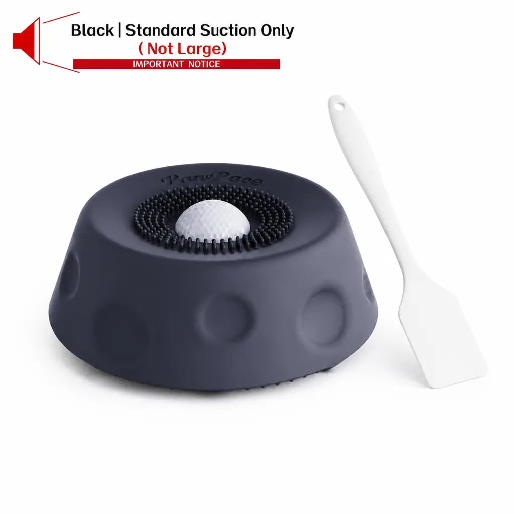 Pawpace Soccer Style Multi-Purpose Dog Bowl Set - Includes Free Peanut Butter Spatula, Slow Feeder, Lick Bowl Mat, 8 Suction Cups & No-Mess Liquid Treat Enrichment!