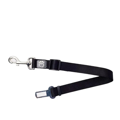 Universal Black Pet Seat Belt Tether for Standard Cars - Keep Your Furry Friend Safe!