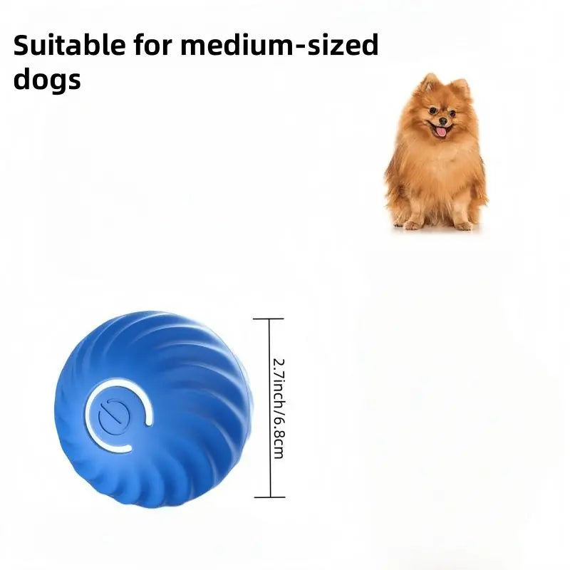 Vibrating Shaky Ball Toy for Dogs & Cats - USB Rechargeable, Automatic Moving Fun for All Sizes!