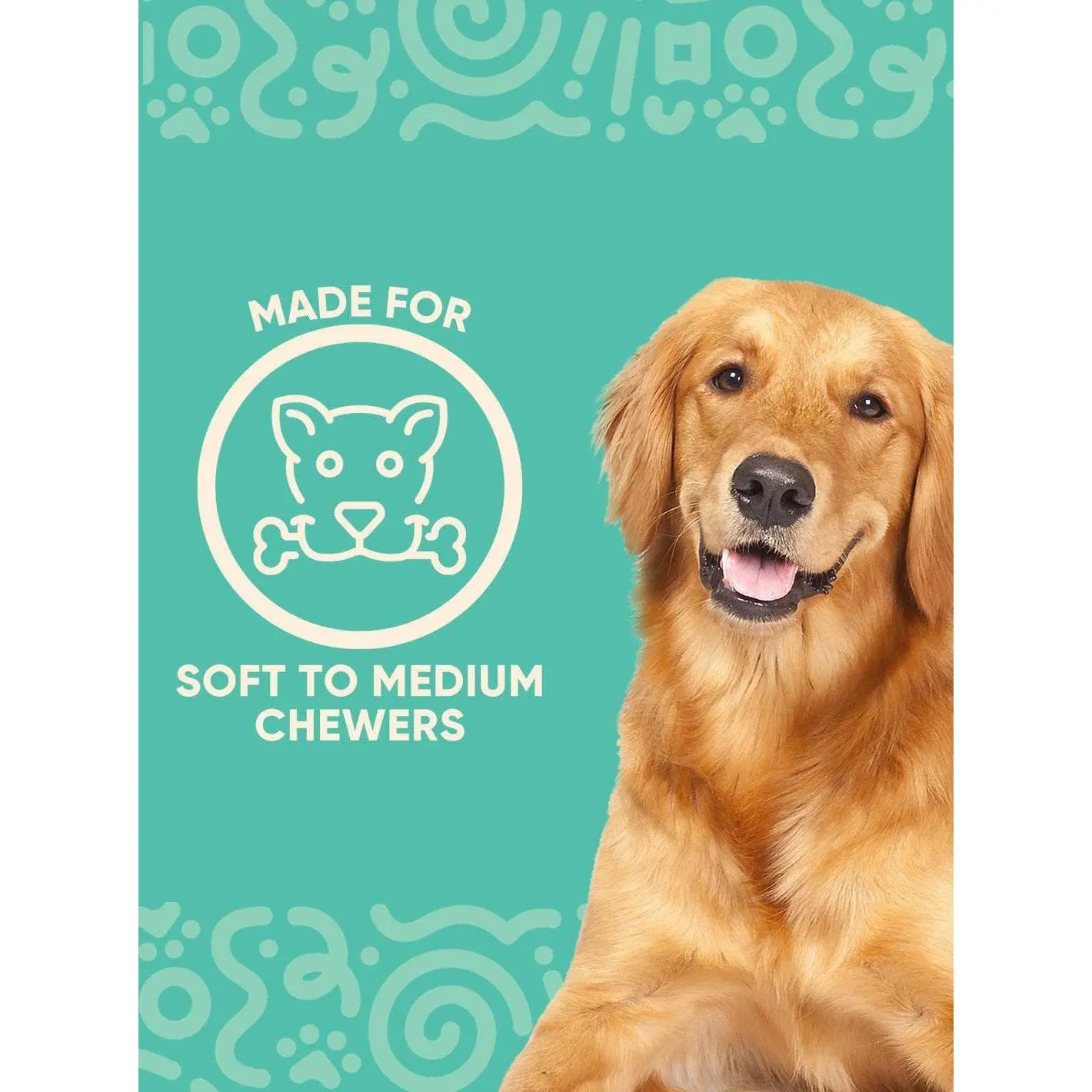 Yomp Chillchew Freezable Dog Toy - Ultimate Cooling Chew & Teething Toy for Soft to Medium Chewers - Safe, Non-Toxic Silicone Design
