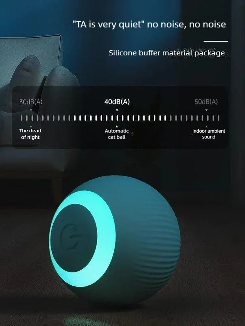 Automatic Rolling Smart Toy Ball for Cats - Interactive Electric Teaser, Bite Resistant, and Boredom Relief Solution