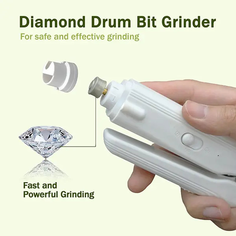 Petlovers 2-In-1 Rechargeable Nail Clipper and Grinder for Dogs and Cats - Ultra Quiet Electric Trimmer for All Sizes