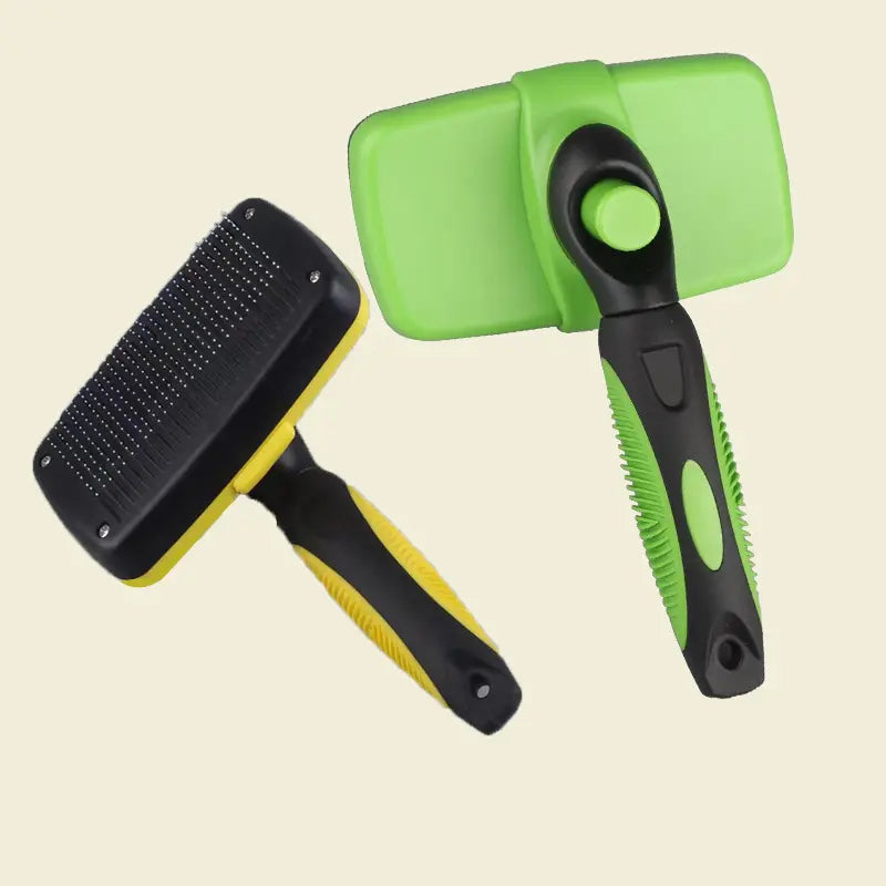 Revolutionary Self-Cleaning Pet Slicker Brush - Effortless One-Click Grooming for Dogs & Cats!