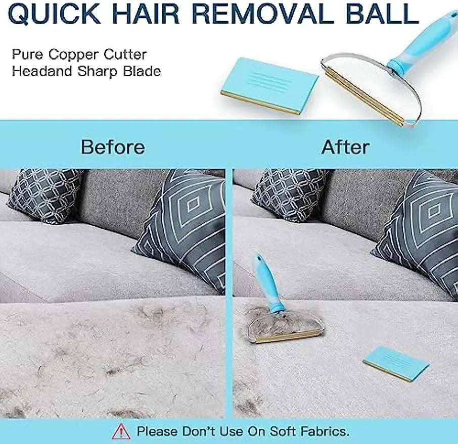 Professional Carpet Rake and Pet Hair Removal Tool with Telescopic Handle and 180° Rotation for Effective Dog and Cat Hair Removal