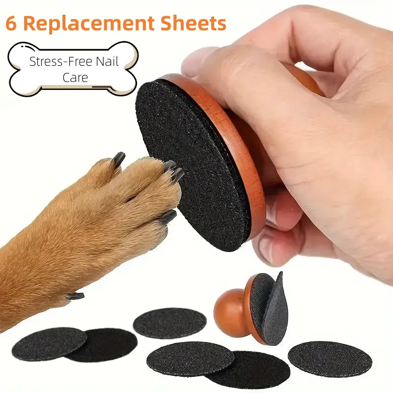 Stress-Free Dog Nail File & Scratch Pad - Protect Your Furniture and Groom Your Pet at Home!