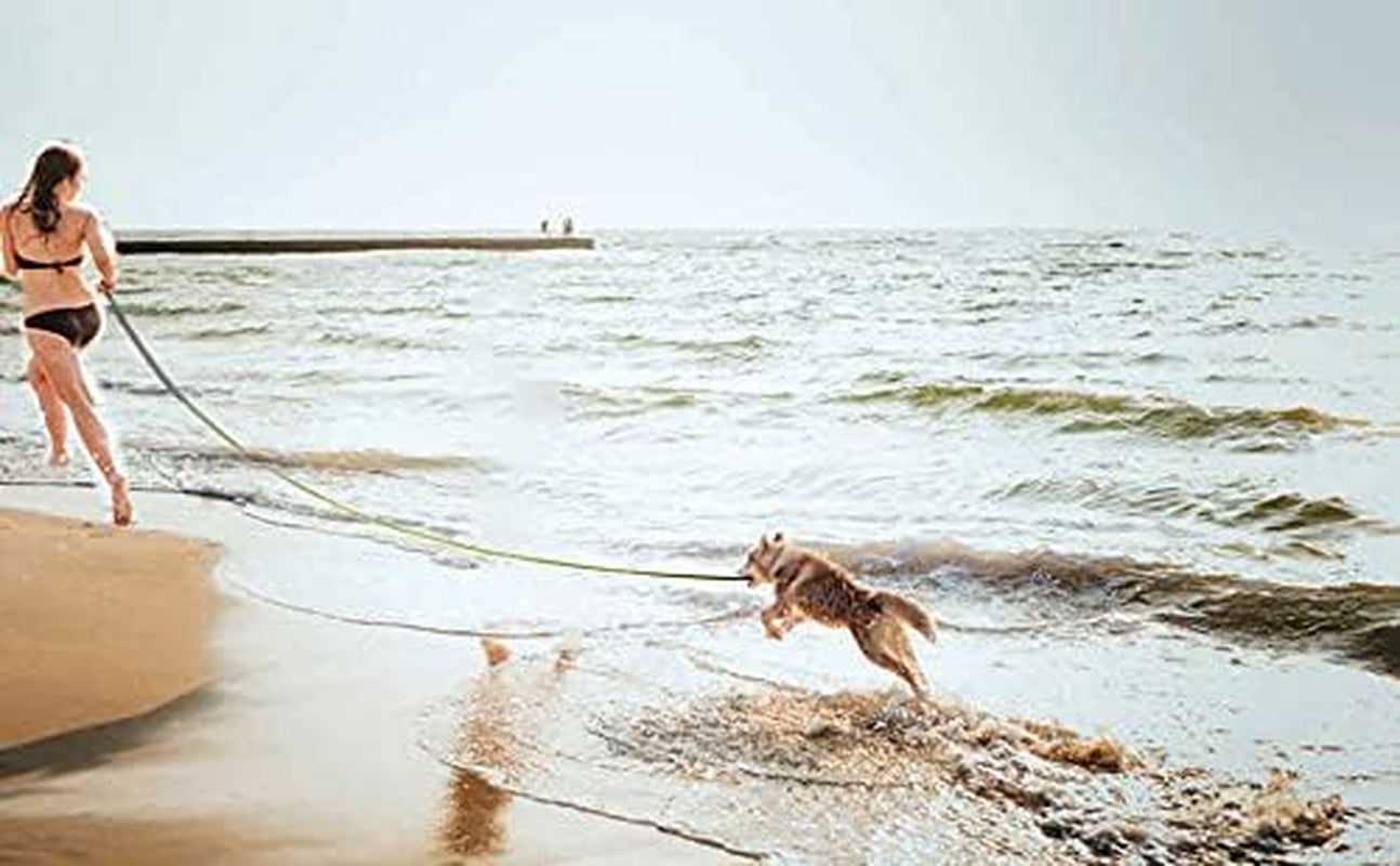Long Dog Leash for Obedience and Recall Training - Available in 15FT, 20FT, 30FT, 40FT, and 50FT for Small to Medium Dogs - Ideal for Camping, Training, Play, or Backyard Use (15FT, Red)