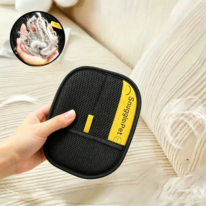 Ultimate Oversized Pet Hair Remover Glove - Extra Thick & Reusable Grooming Mitt for Effortless Fur Removal from Sofas, Clothes & Carpets!