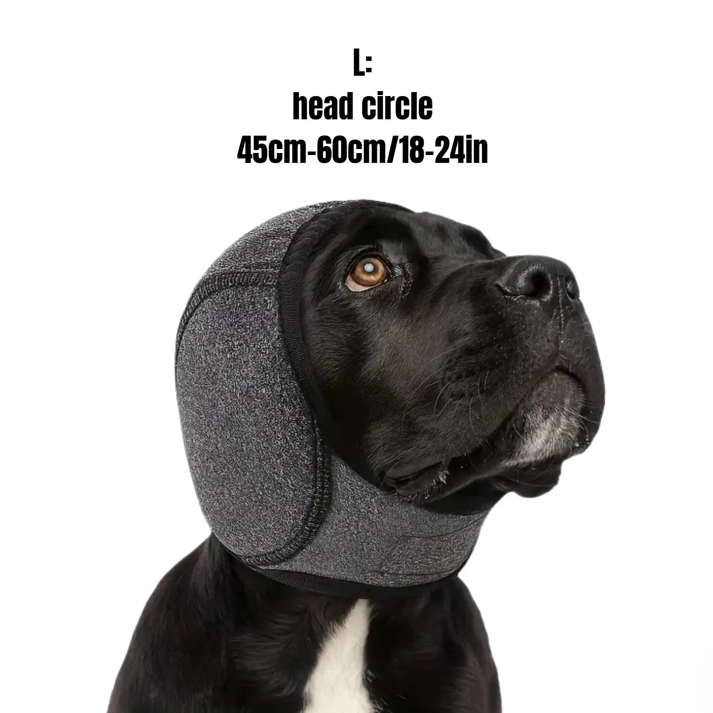 Adjustable Dog Ear Protector Earmuffs - 2 Pack Bandana for Noise Reduction, Hearing Protection & Swimming Comfort